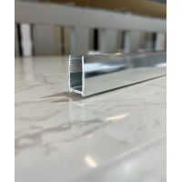 Aluminium Wall Channel for 10mm Glass Shower Screens